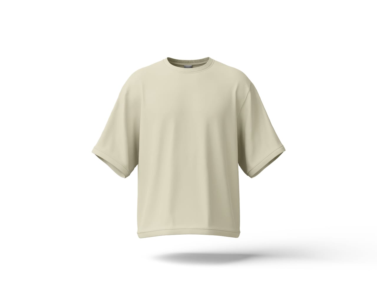Heavy Signature T-shirt - Beige